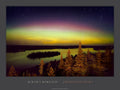 Moose Lake Aurora Poster
